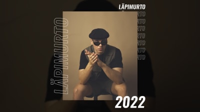 Rap-artisti Costin promokuva ja YleX Läpimurto 2022 -aiheista grafiikkaa.