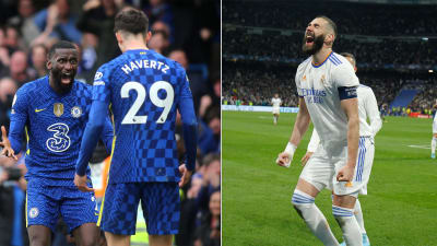 Chelsea och Real Madrid.