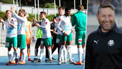 IFK Mariehamn och Jimmy Wargh.
