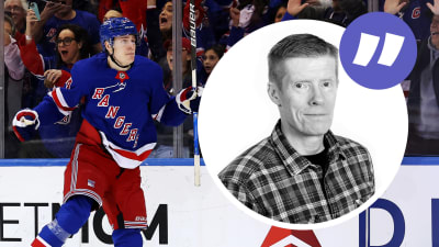 Kaapo Kakko firar mål i New York Rangers 2023.