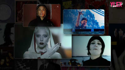 Artistit Sexmane, Avicii, Lady Gaga ja Ville Valo kollaasissa.