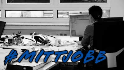 bild på sekretere med mitt jobb-stämpel