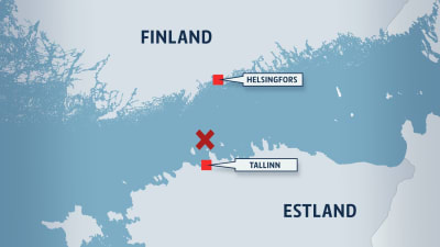 Karta över Finska viken