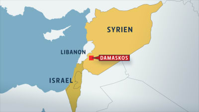 Israeliska flygräder mot Damaskus