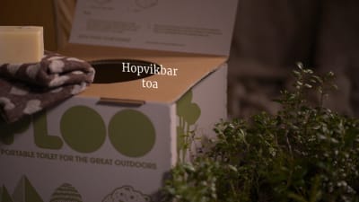 hopfällbar toalett