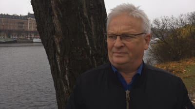 Hans Backe på stranden vid Djurgården i Stockholm