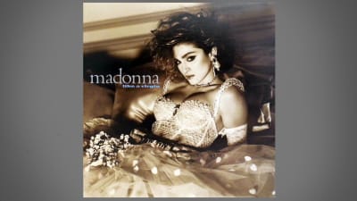 Konvolutet till Madonnas skiva Like A Virgin.