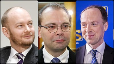 Sampto Terho, Jussi Niinistö och Jussi Halla-aho