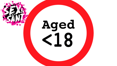 en skylt som visar att man skall vara 18 år gammal eller äldre