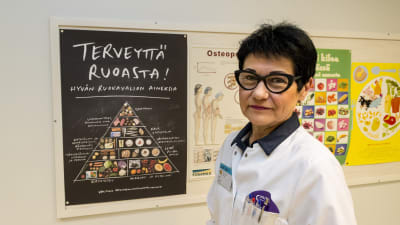 Eeva Nisinen, näringsterapeut vid centralsjukhuset i Kajanaland