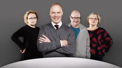 Pyöreän  pöydän jäseniä vuonna 2018: Anu Koivunen, Pauli Aalto-Setälä, Ruben Stiller ja Kaarina Hazard