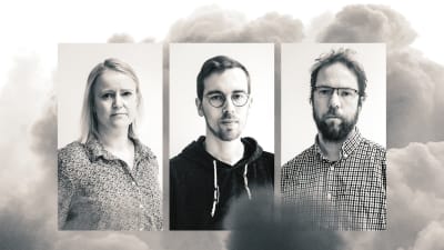 Malin Ekholm, Petter West och Linus Lång