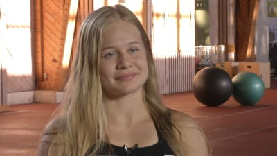 Saga Andersson i maj 2018