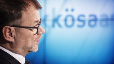 Statsminister Juha Sipilä i Morgonettan.