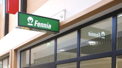 Försäkringsbolaget Fennias neonskylt