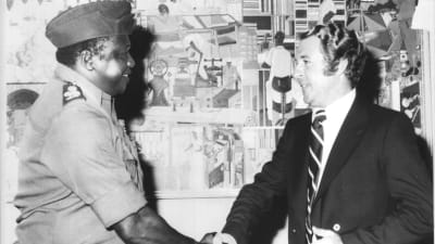 Idi Amin och Jörgen Illeman 