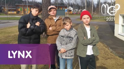 Bandet Lynx poserar