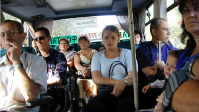 Rysk turistbuss