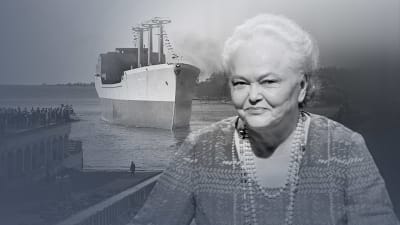 Rakel Wihuri haastattelussa (1975).