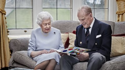 Drottning Elizabeth II och Prins Philip.