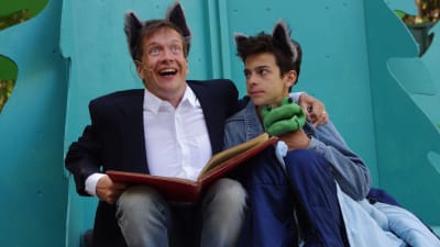 Markus Haakana och Robin Hansson på Finns sommarteater 2018.
