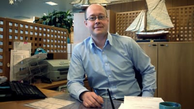 Fredrik Lindblom chef för Nordeas kontor i Kimito.