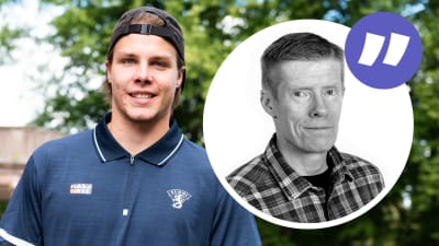 Miro Heiskanen under en landslagsträff.