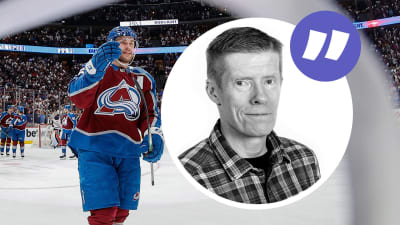 Mikko Rantanen i bakgrunden och Anders Nordenswan i förgrunden. 