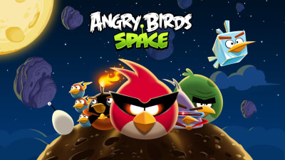 Poster för angry birds space