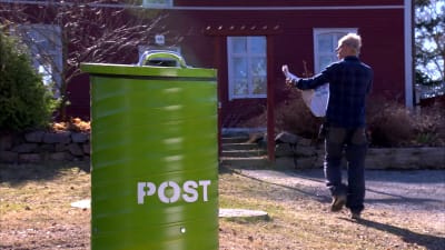 En stöldsäker postlåda som vid behov rymmer hela semesterns post