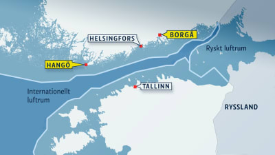 Ryssland har kränkt det finländska luftrummet igen.