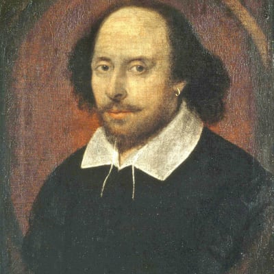 Porträtt på William Shakespeare.
