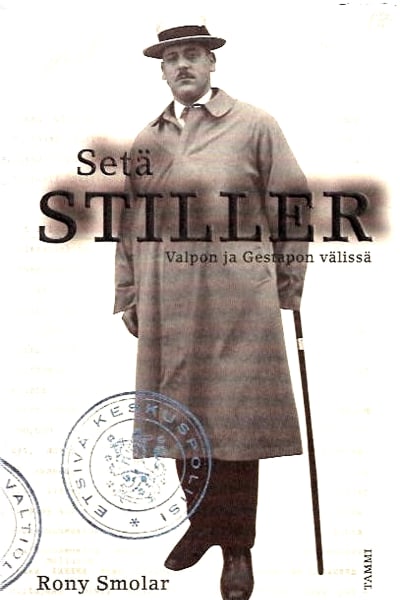 Pärmbilden till Rony Smolars bok om Abraham Stiller, flyktingarnas vän i Helsingfors.