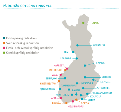 På de här orterna finns Yle