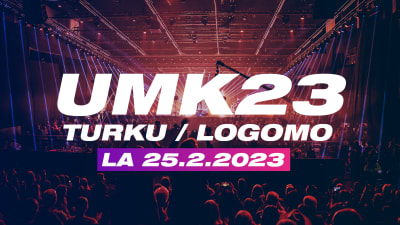 Reklambild för IMK24 på Logomo i Åbo. 