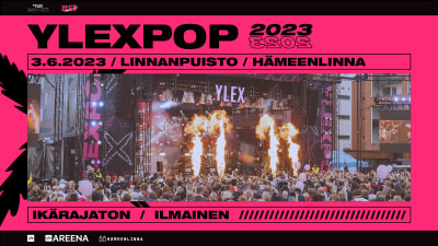 Kuva YleXPopin lavasta ja yleisöstä vuodelta 2022