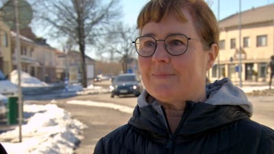 POrträtt av en kvinna med göasögon. 