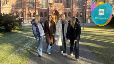 Agnes Granqvist, Fanny Honkakangas, Maija Sjöblom och Nea Rönn är gymnasietuderande i Vasa övningsskolas gymnasium