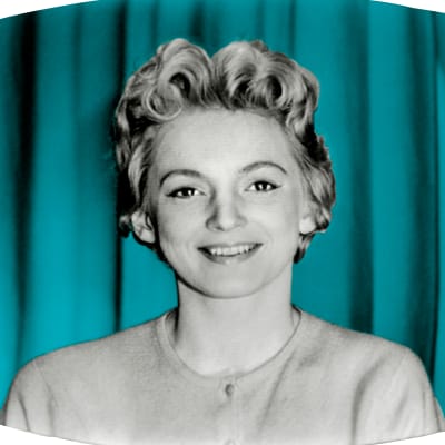 Teija Sopanen 50-luvulla.