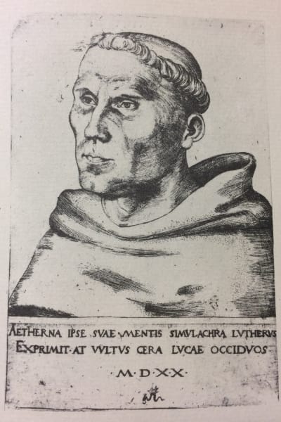 Lucas Cranach den äldre: Luther som munk