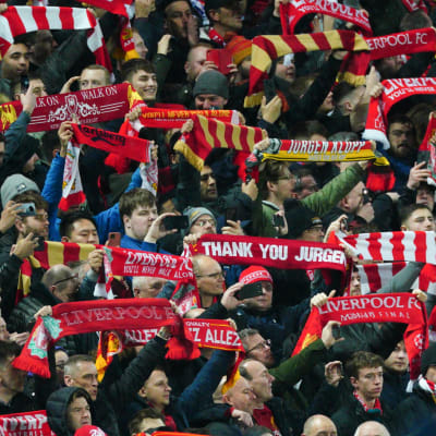 Liverpool-fans på Anfield.