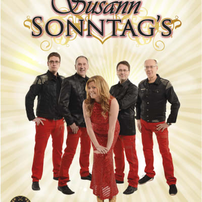 Dansbandet Susann Sonntag´s, Kenneth Wollsten, Johan Karlsson, Susann Sonntag, Kenneth Sonntag, Hans-Åke Manelius