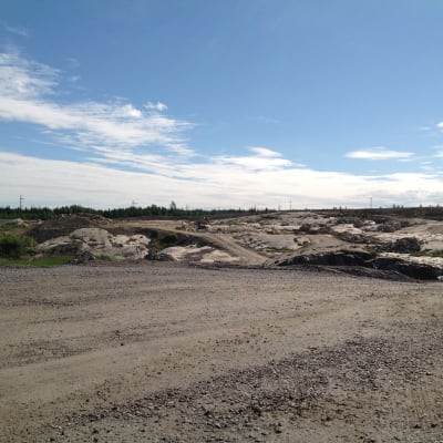 sköldvik avfallscentral byggs