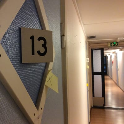 Rum nummer tretton i boende för unga asylsökande i Västerskog