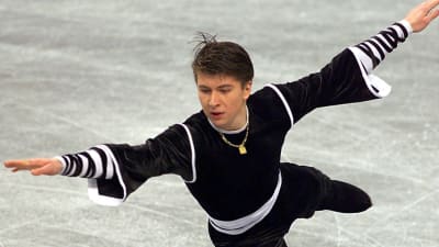 Alexei Yagudin vann VM-guld i Helsingfors 1999.