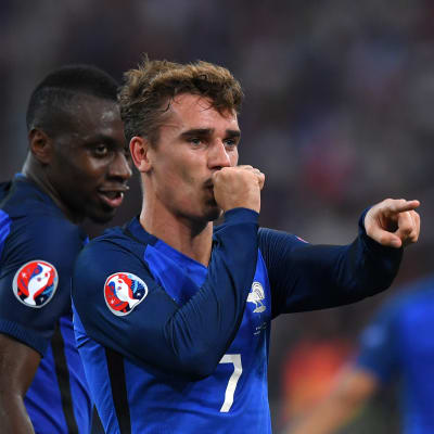 Antoine Griezmann stod för segermålet mot Albanien.
