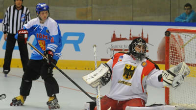 Arkivbild. Kalle Kossila spelade inlineishockey för Finland år 2013.