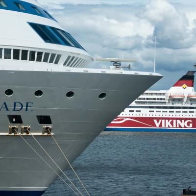 Kryssningsfartyg i Helsingfors.
