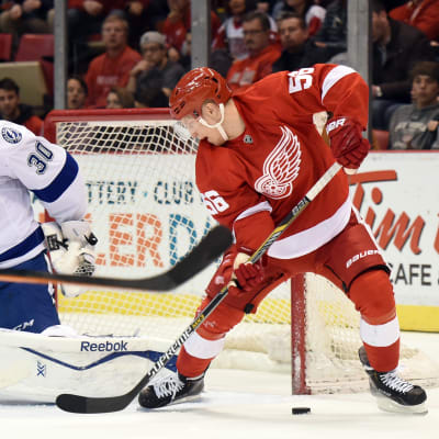 Teemu Pulkkinen, Detroit Red Wings, våren 2015.