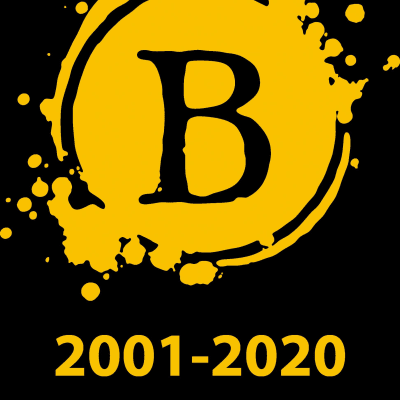En logo med bokstaven B